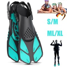 Taucherflossen Verstellbare kurze Flossen Erwachsen Schnorchelflossen Schwimm DE