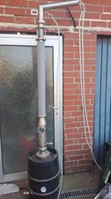 Edelstahlbrenner mit elektrischer Destillieranlage 50l