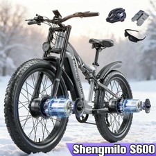 2000W Dual Motor E Mountainbike 48V Elektrofahrrad 26 Zoll Ebike Fatbike Pedelec