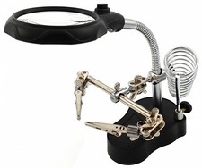 Praktischer Helfer mit Lupe