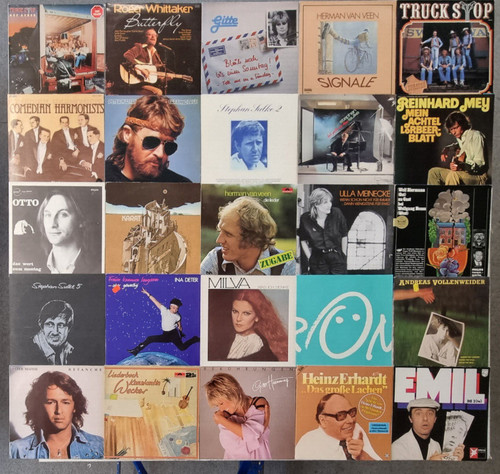 25x vinyl deutsch pop - deutsch,