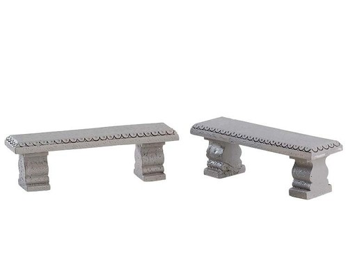 Lemax 74236 965 plaza - lemax-74236-965,, bench