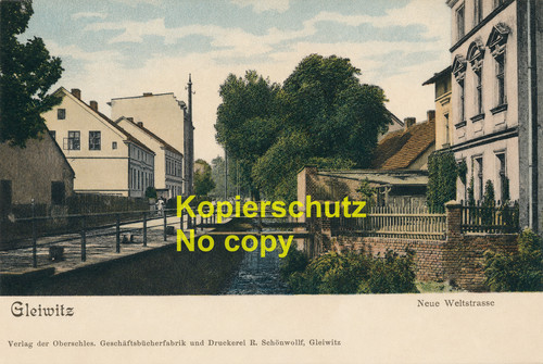 Gleiwitz neue weltstrasse - gleiwitz,