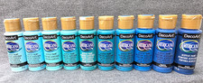 DecoArt Americana 10er SET  "Ozean" Türkis Blau Töne Acrylfarbe 10 x 59ml