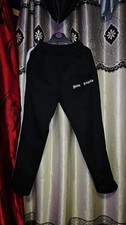 Palm Angels Stil Jogginghose - Schwarz mit weißen Streifen, XL