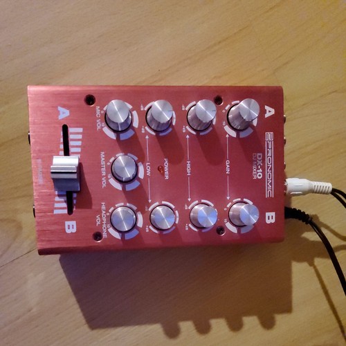 Pronomic mini dj mixer - dx-10,