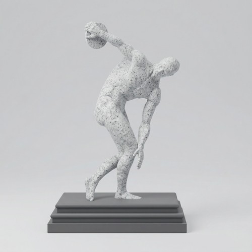 Discobolus - , (diskuswerfer)