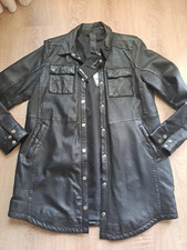 Gipsy leder hemd - gipsy, oversize