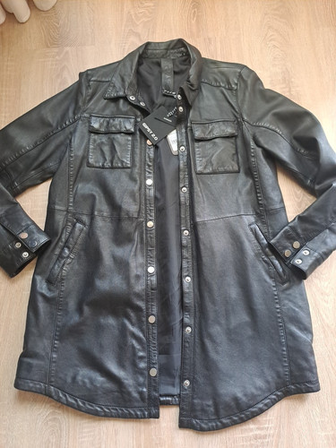 Gipsy leder hemd oversize - gipsy,