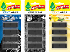 VENT WRAP 3 x 4er Wunder-Baum Black Ice + Vanille + New Car Kombi Lufterfrischer
