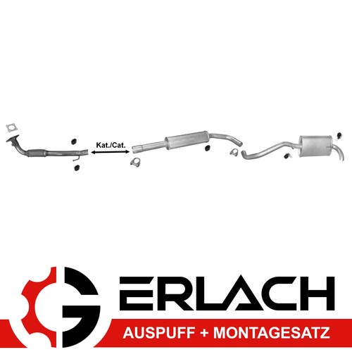 Auspuffanlage für lupo - vw,