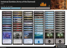 MTG Magic the Gathering 60 Karten Deck - Innistrad Zombies (Army of the Damned)