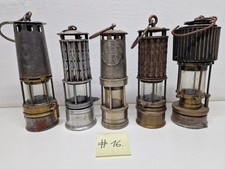 5 alte Grubenlampen