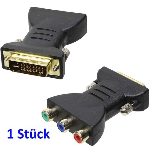 Dvi rca adapter verbinder - dvi,