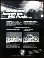Puch M 50 Jet und Maxi N, originale Werbung aus 1976