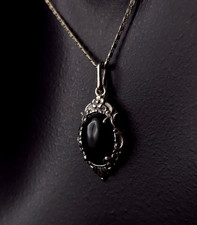 Anhänger Silber 925 Onyx