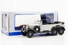 1:18 Mercedes-Benz G4 W31 Cabriolet 1938 hellgrau schwarz MCG diecast