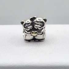 Original Pandora Bärenliebe Bicolor Gold 791395 #48