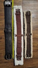 3 Stück Sattelgurt Western Neopren Plüsch Kodel gebraucht 36" 30" + kürzer