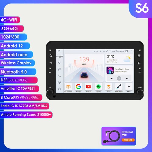 64gb carplay android 12 - 6+64gb,