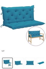 vidaXL 4-tlg. Auflage für Hollywoodschaukel - Blau