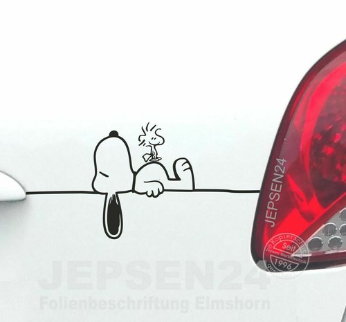 Aufkleber snoopy schlafend - snoopy,