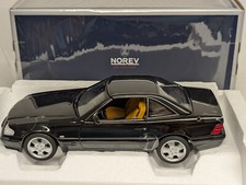 1:18 Norev Mercedes 500SL R129 black schwarz mit Hardtop NEU NEW