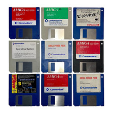 Commodore Disketten Auswahl Amiga Programme 3,5 Zoll Software Konvolut Retro