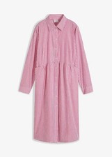 Hemdblusenkleid gestreift Gr