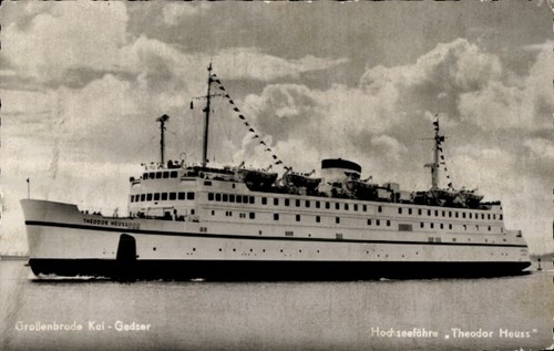 Hochseefähre theodor - ak,