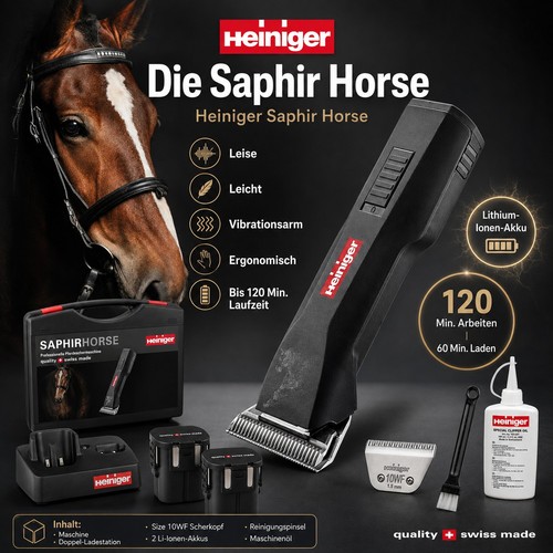 Heiniger saphir horse akku - saphir,