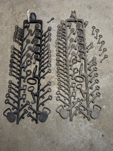 Vintage schlüsselbaum - 2x,