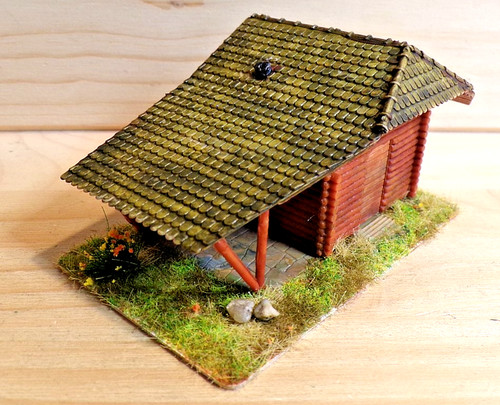 B064 diorama holzhütte - #b064,
