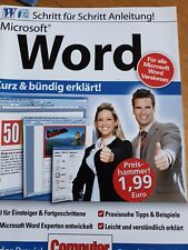 Microsoft Word kurz und bündig erklärt,2007, 2003, Schritt für Schritt Anleitung