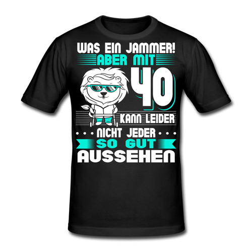 Geburtstag shirt mann - 40,