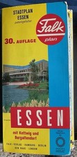 Falk CityMap Plan de Ville Stadtplan ESSEN RUHRGEBIET 30.Aufl. Feb 1976 Patent