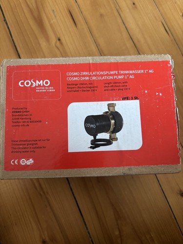 Cosmo zirkulationspumpe - cosmo,