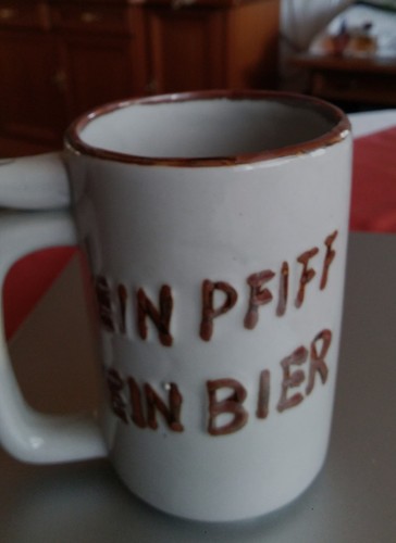 Bierkrug mit spruch - bierkrug,
