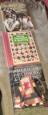 3 Patchwork Quilting Bücher Books Englisch USA nähen Quilts Decken Muster