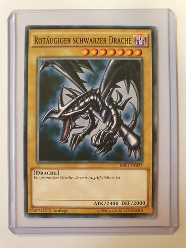 Rotäugiger schwarzer drache - schwarzer,