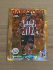Johan Bakayoko PSV Eindhoven Topps Chrome Sapphire Orange /25