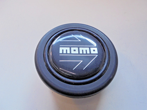 Hupenknopf momo schwarz silber - hupenknopf,