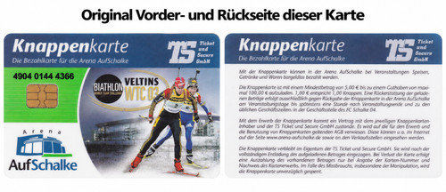 Knappenkarte schalke arena - knappenkarte,