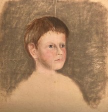 unsigniertes Kinderportrait