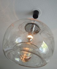 Doria Design Kugellampe Deckenlampe Pendelleuchte Ø 38 cm Space Age Vintage