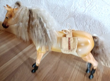 Mattel f. Barbies Gelenk- WesternPferd Pacifica Cali Girls m. Satteltasche RAR
