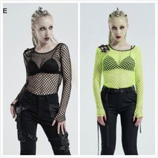 Women Punk Perspective Mesh