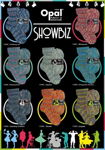 100g opal showbiz - showbiz, 4-fach