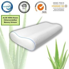 Aloe Vera Memory Foam Kopfkissen - Ergonomische Nackenstütze für Gesunden Schlaf