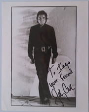 Johnny Cash (+)  orig. Autogramm  20x25 s/w